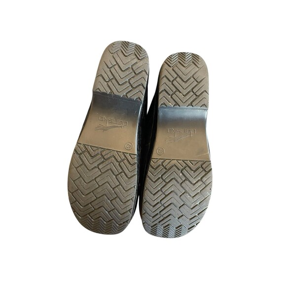 DANSKO Sonja Black Cabrio Leather Clogs Slip-on Open Back Shoes Mules 42/11.5-12 - Picture 4 of 10